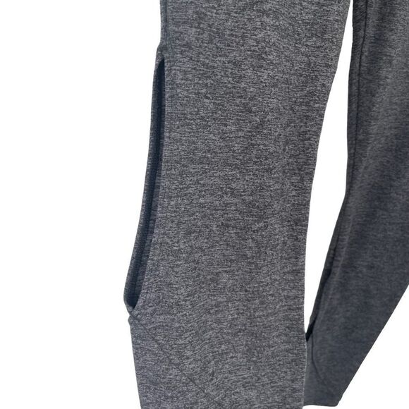 Free People Movement Grey Halo Cutouts Stretch Yoga Workout Leggings Medium - Picture 6 of 7